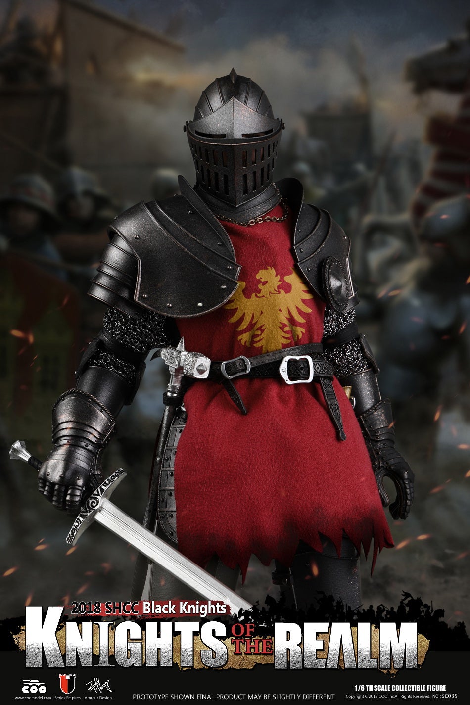 COO Model [CM-SE035] Knights of the Realm - Black Knight (SHCC) 1