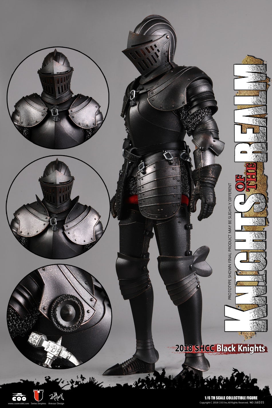 COO Model [CM-SE035] Knights of the Realm - Black Knight (SHCC) 1
