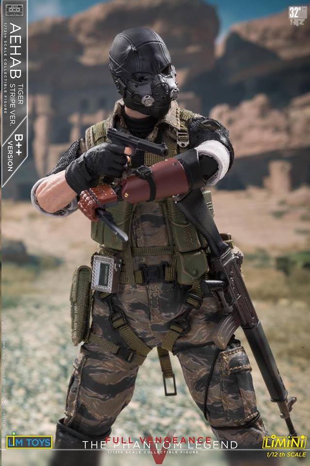 【中古】LIM TOYS 1/12 AEHAB TIGER STRIPE S++ VER. THE PHANTOM LEGEND[10][240010474073] Limtoys 1/12 The Phantom Legend V Aehab Tiger Action Figure