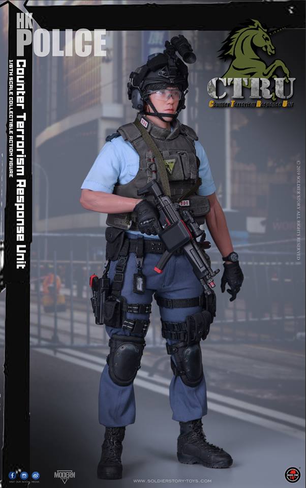 カ*オ様 HK POLICE1/6 Soldier Story (SS115) HK Police CTRU (Assault Team) 1/6