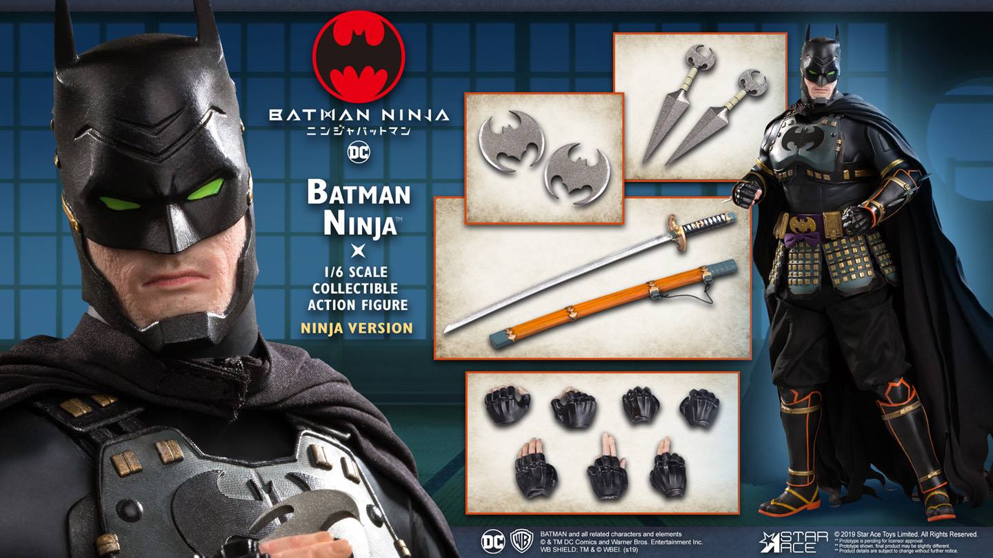 Star Ace Toys 1/6 ニンジャ バットマン 忍者版 SA0064 Batman Ninja Action Figure 1/6 Scale Star Ace Collectibles