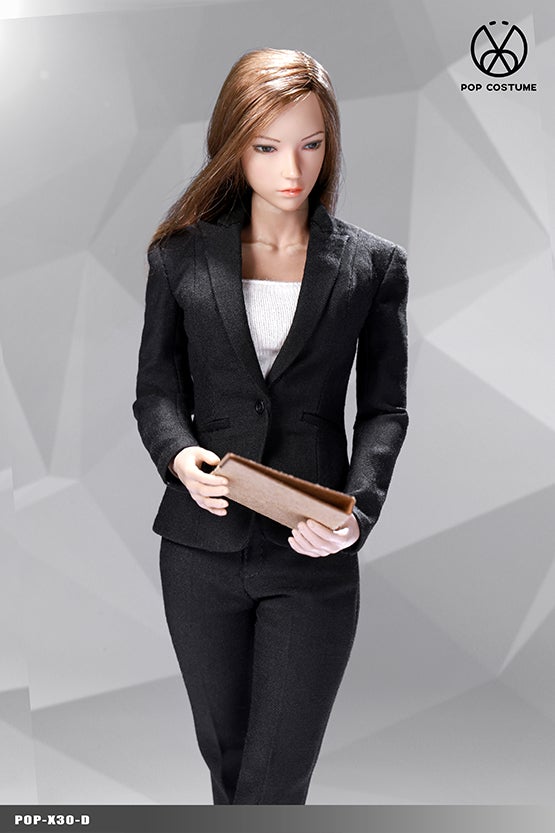 Pop Toys (POP-EX30) 1/6 Scale Office Lady Pant Suit (4 Colors)