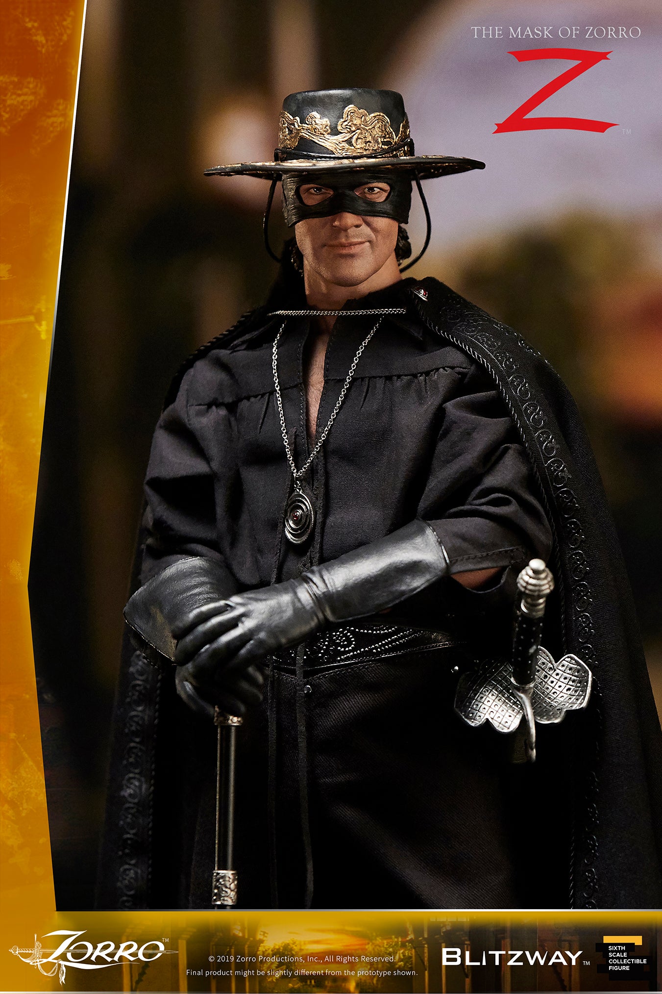 MASK 1/6スケールフィギュア Blitzway (BW-UMS 11101) The Mask of Zorro (1998) - Zorro 1