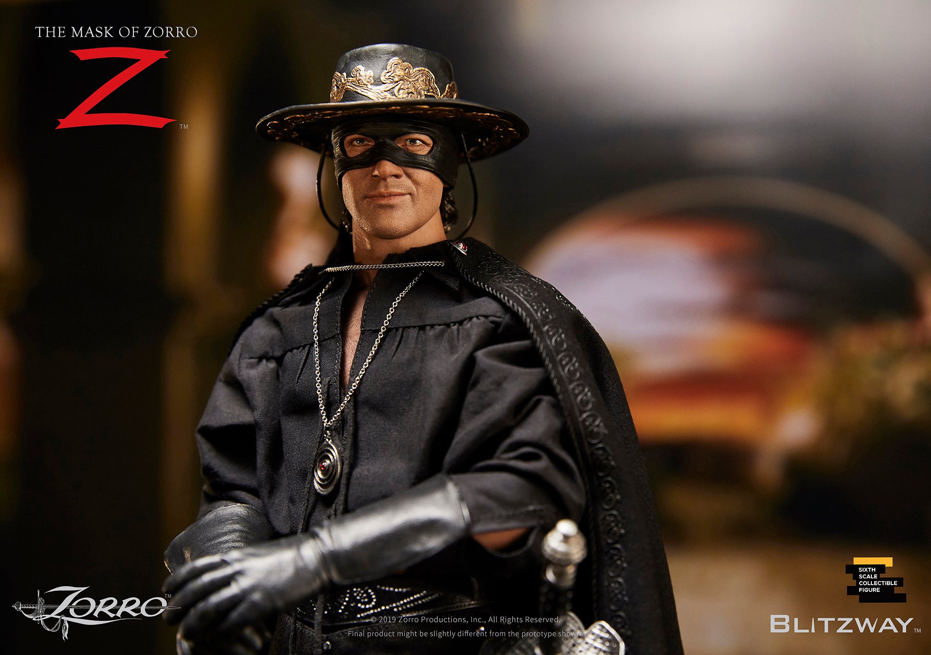 Blitzway (BW-UMS 11101) The Mask of Zorro (1998) - Zorro 1/6th