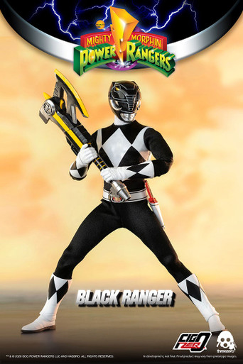 Threezero Mighty Morphin Power Rangers - Black Ranger 1/6th Scale