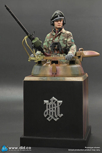 1/6 カスタムミリタリーフィギュア #12 タンクコマンダー DID】XA80019 1/12 PALM HERO WW2 US 2nd Armored Division 
