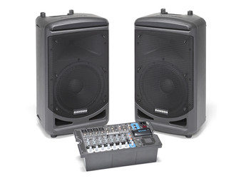 Samson  XP1000 1000watt Portable PA with Wireless