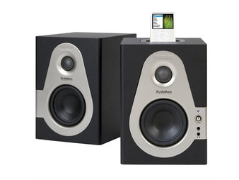 Samson  STUDIODOCK4I  USB 4" Monitors w/Ipod dock