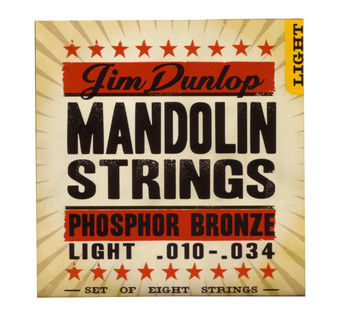 Dunlop    Mandolin Strings    .010   .034  (Light)