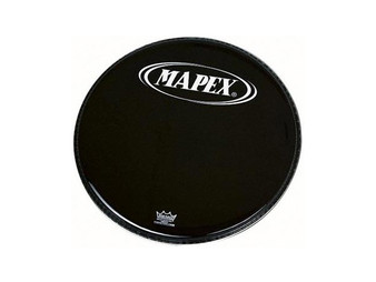 Mapex Logo Head Remo Ebony PK3 20"