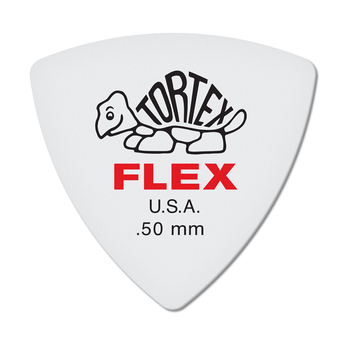 Dunlop Tortex ® Flex  Triangle.  50mm. White