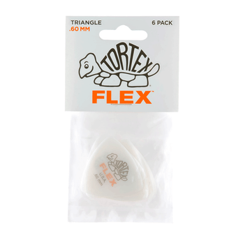 Dunlop Tortex ® Flex  Triangle Player s Pack. .60mm