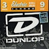 Dunlop   3 Pack Electric Guitar Strings   9/42 (light)