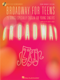 BROADWAY FOR TEENS BK/CD YNG WOMENS MUSIC BOOK