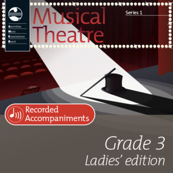 AMEB MUSICAL THEATRE SERIES 1 GR 3 LADIES REC ACCOMP MUSIC BOOK