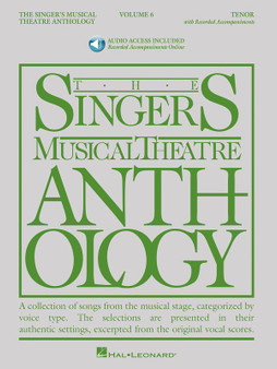 SINGERS MUSICAL THEATRE ANTH V6 TENOR BK/OLA MUSIC BOOK