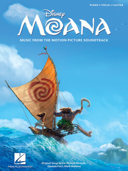 MOANA MOVIE SOUNDTRACK PVG MUSIC BOOK