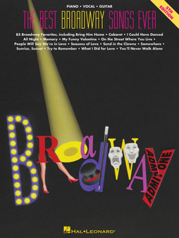 BEST BROADWAY SONGS EVER PVG 5TH ED MUSIC BOOK