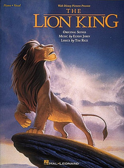 LION KING VOCAL SELECTIONS PVG MUSIC BOOK