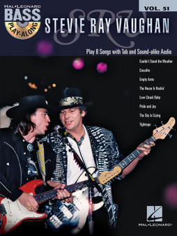 STEVIE RAY VAUGHAN BASS PLAY ALONG V51 BK/CD SHEET MUSIC BOOK