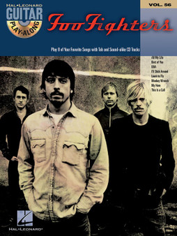 FOO FIGHTERS GUITAR PLAY ALONG BK/CD V56 SHEET MUSIC BOOK