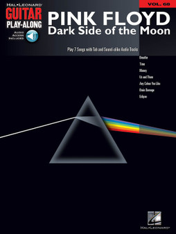 DARK SIDE OF THE MOON GUITAR PLAY ALONG V68 BK/C SHEET MUSIC BOOK