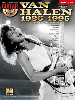 VAN HALEN 1986-1995 GUITAR PLAY ALONG V164 BK/CD SHEET MUSIC BOOK