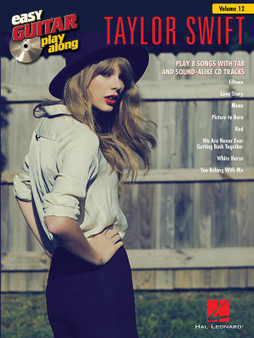 TAYLOR SWIFT EASY GUITAR PLAY ALONG V12 BK/CD SHEET MUSIC BOOK