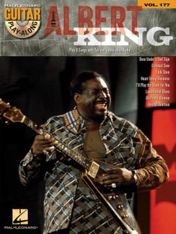 ALBERT KING GUITAR PLAY ALONG V177 BK/CD SHEET MUSIC BOOK