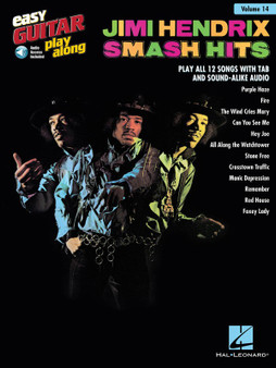 SMASH HITS EASY GUITAR PLAY ALONG V14 BK/OLA SHEET MUSIC BOOK