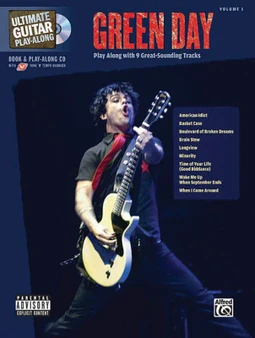 GREEN DAY ULTIMATE GUITAR PLAY ALONG V1 BK/CD SHEET MUSIC BOOK