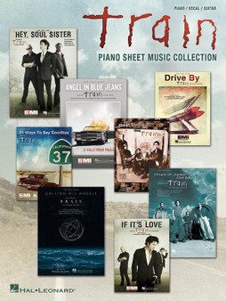 TRAIN PIANO SHEET MUSIC COLLECTION PVG SHEET MUSIC BOOK