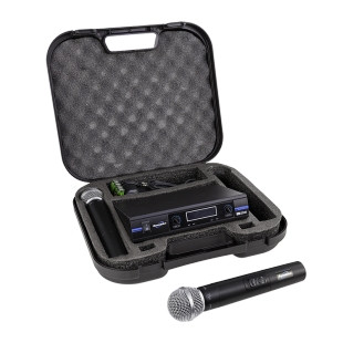 SoundArt   SPLL 200 Deluxe Twin Channel Wireless Microphone Set
