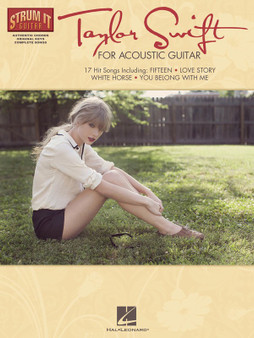 TAYLOR SWIFT FOR ACOUSTIC STRUM IT GUITAR SHEET MUSIC BOOK