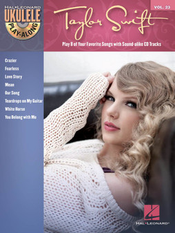 TAYLOR SWIFT UKULELE PLAY ALONG BK/CD V23 SHEET MUSIC BOOK
