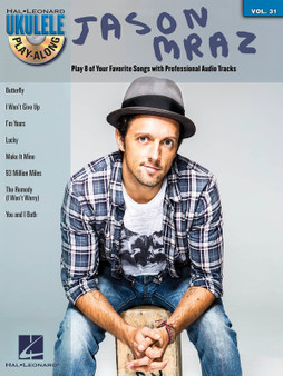JASON MRAZ UKULELE PLAY ALONG V31 BK/CD SHEET MUSIC BOOK