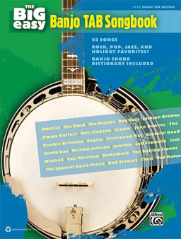 BIG EASY BANJO TAB SONGBOOK SHEET MUSIC BOOK
