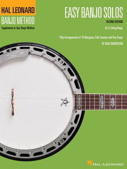 Hal Leonard EASY BANJO SOLOS 2ND ED SHEET MUSIC BOOK