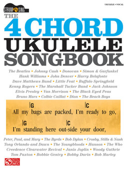 4 CHORD UKULELE SONGBOOK STRUM & SING SHEET MUSIC BOOK
