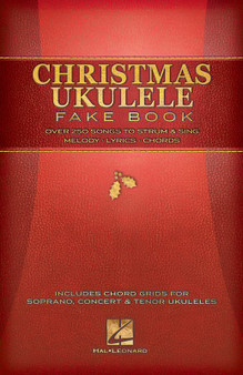 CHRISTMAS UKULELE FAKE BOOK SHEET MUSIC BOOK