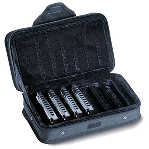 HOHNER BLUES BAND STARTER SET, IN CARRYING CASE, 7 HARPS IN KEYS A, Bb, C, D, E, F AND G
