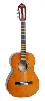 VALENCIA Series 100 Classical Guitar - Left Hand -Natural 3/4 Size