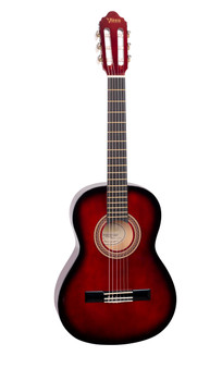 VALENCIA Series 100 Classical Guitar -Red Sunburst 3/4 Size