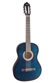 VALENCIA Series 100 Classical Guitar -Blue Sunburst Full Size