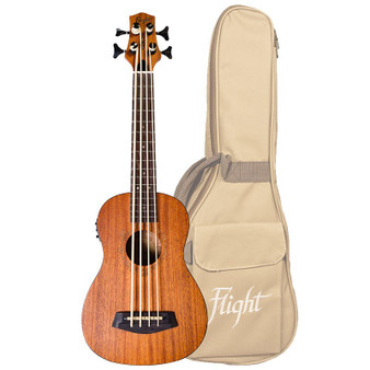 FLIGHT DUBASS ELECTRO ACOUSTIC BASS UKE W/BAG (SUB)