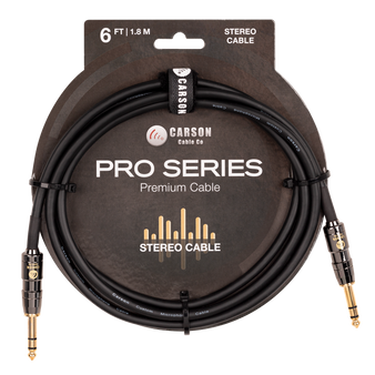 6 foot stereo instrument/audio cable.