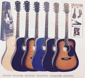 REDDING   Acoustic Guitar Package   Black