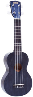 MAHALO Kahiko Plus Series Soprano Ukulele Transparent Black.