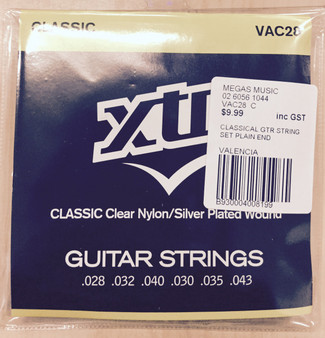 XTR    Classical Guitar String Set (Plain end)    28   43