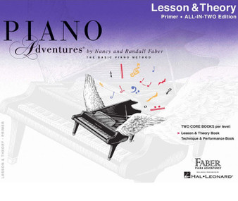 PIANO ADVENTURES ALL IN TWO PRIMER LESSON THEORY MUSIC BOOK